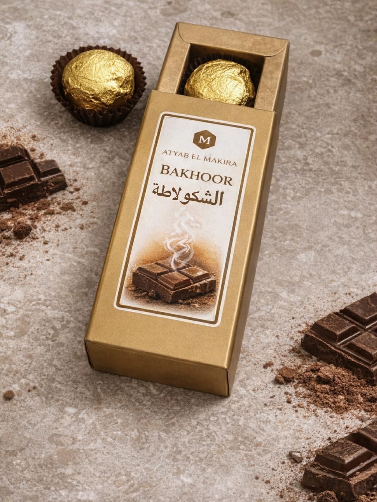 بخور كرات الشوكولاتة